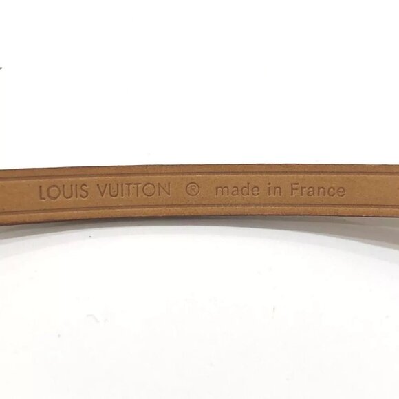 LOUIS VUITTON strap Shoulder strap Nume leather Beige/GoldHardware - Picture 9 of 11